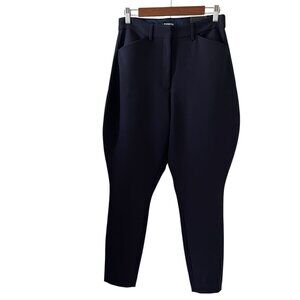 Express NEW High Rise Curvy Pants In Navy Blue Size 10